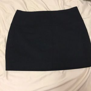 Black dressy mini skirt